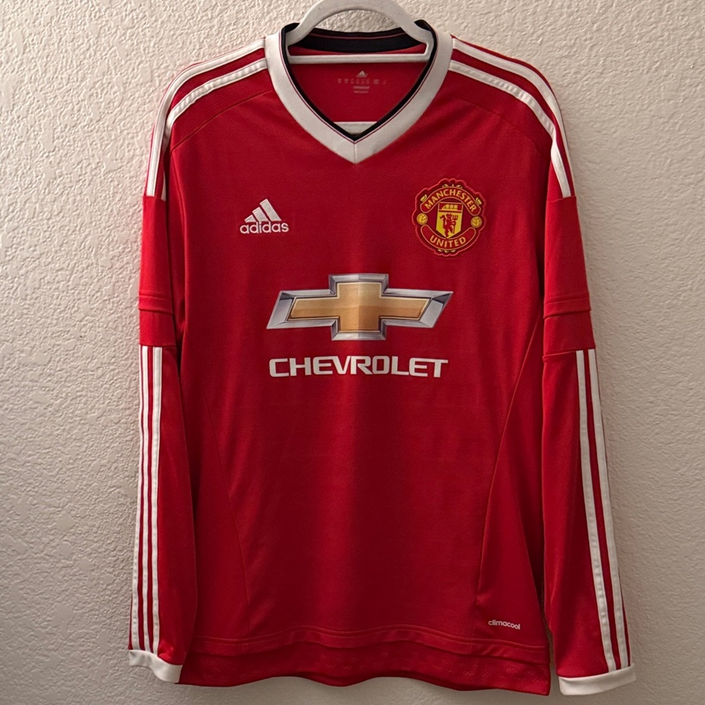 Adidas Manchester United 15/16 Home kit Long Sleeve Jersey